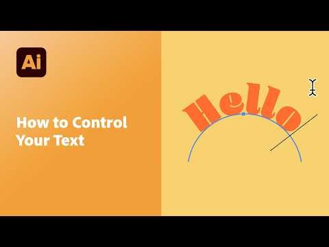 Add text in Illustrator with Type, Area Type, and Touch Type tools