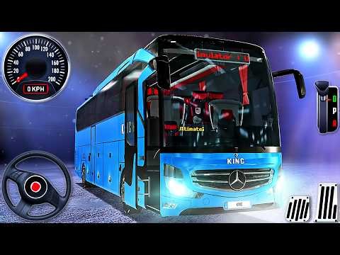 Bus Simulator : Ultimate #22 - Coach Bus Mercedes Road Driving - Android GamePlay