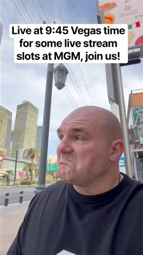 Come join us for some live stream slot action from the MGM Grand in Vegas