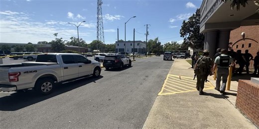 UPDATE: One dead after officer-involved shooting near courthouse in Pascagoula
