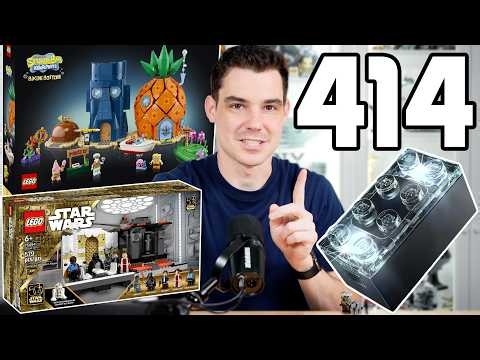 2027 LEGO CLOUD CITY! LEGO Star Wars PRICE FIXING? LEGO SPONGEBOB RETURNS BABY! | ASK MandR 414