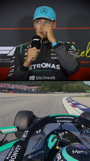 George Russell explains how his final lap of Qualifying unfolded with the single yellow flag at Turn 9 🗣️#F1 #AustrianGP