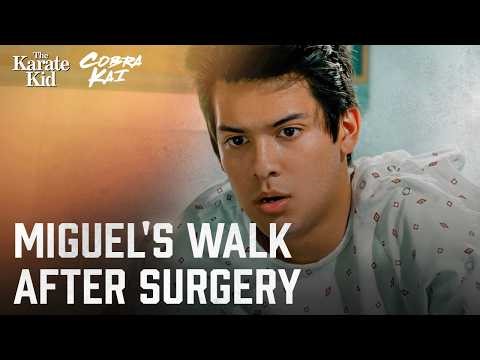 Johnny Inspires Miguel to Walk After Surgery | Cobra Kai (William Zabka, Xolo Maridueña)