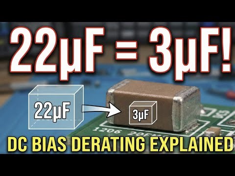 Why a 22µF Capacitor Becomes a 3µF Capacitor!!
