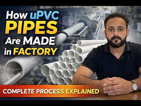 How uPVC Pipes Are Made in Factory | Complete Process Explained (Live machine)