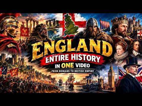 The Entire History of England Explained | From Romans to the British Empire