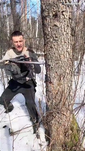 This Man’s Tree Cutting Skill is INSANE 😱