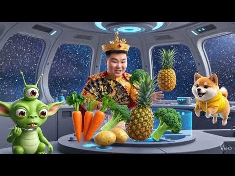 Funniest Alien Dance Battle Ever! 😂 King Pineapple & Dog Gold Go Crazy 👽💃