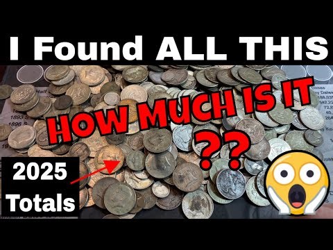 Total Silver Coins Found Roll Hunting in 2025 - The Silver Jar Recap