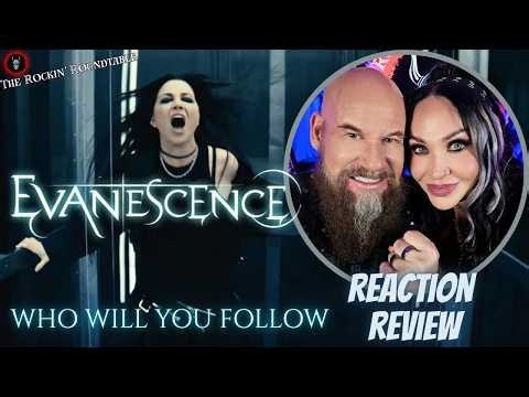 Metal Couple Reacts to EVANESCENCE 'Who Will You Follow' - We've Been waiting for this.