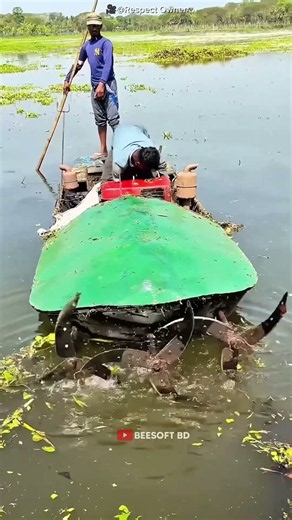 This Boat Harvests Everything! 🌿