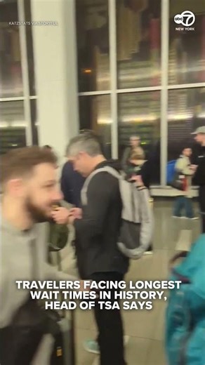 Travelers experiencing longest wait times in history, Head of TSA says