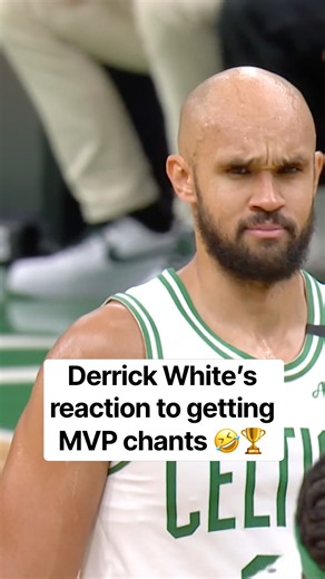 Derrick White was shocked 🤣