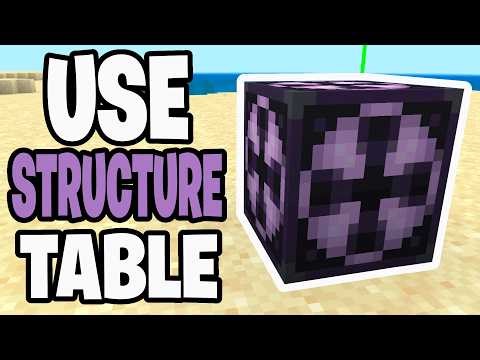 How To Use Structure Block In Minecraft! - Tutorial