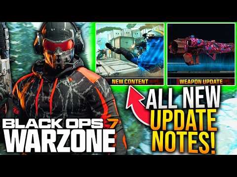 New CALL OF DUTY UPDATE PATCH NOTES & CONTENT…