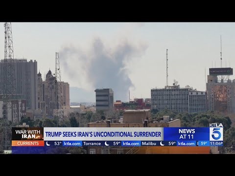 Trump demands ‘unconditional surrender’ by Iran