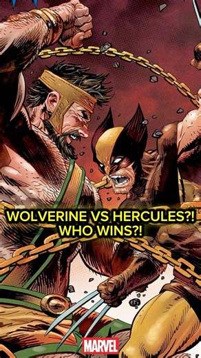 Wolverine vs Hercules - Who Actually Wins? #marvel #comics #shorts