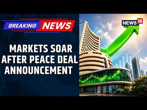 Sensex Soars 1,100 Points, Nifty Jumps 350+ As US–Iran Peace Deal Sparks Market Rally | News18