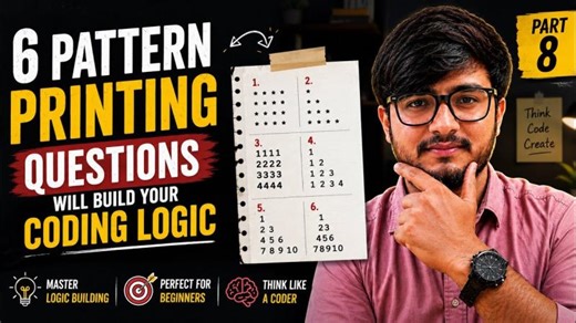 Java Pattern Printing Logic Building Video | Anshuman . posted on the topic | LinkedIn