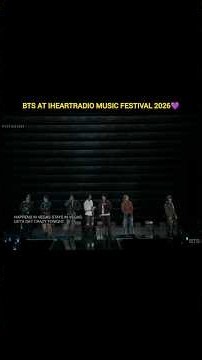 BTS AT IHEARTRADIO MUSIC FESTIVAL 2026🔥😍