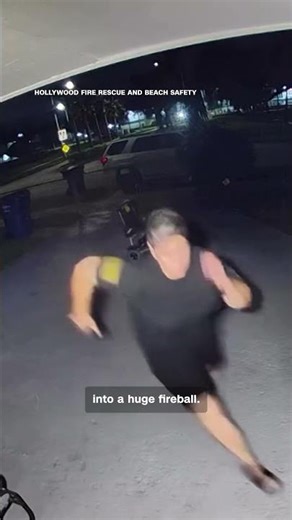 Caught on camera: Electric wheelchair battery explodes