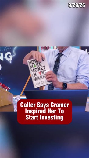 A caller tells @Jim Cramer he inspired her to start investing, and she’s beating the S&P 500 so far this year.