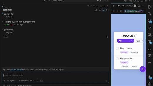 Now that we know how much @GitHubCopilot is gonna cost us, let's see what we are paying for :-)New /chronicle feature landed in @code insidersUse /chronicle:tips to get curated set of tips how to improve your token consumption and more and use /chronicle:standup to get list of recent sessions and summary of themThis is first step for local indexing and next iterations will add saving this to cloud so you can personally consume it or sharing it for all repo contributors to improve overall repo wo