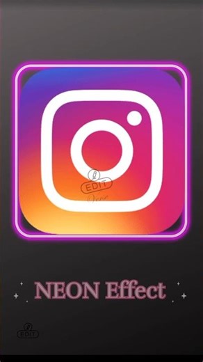 Stunning Neon Effect ✨️ Using Canva