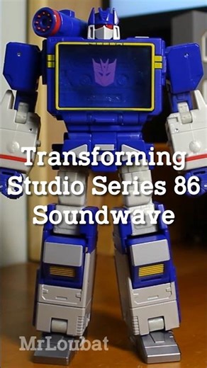 Transforming Studio Series 86 Soundwave | MrLoubat | Transformers