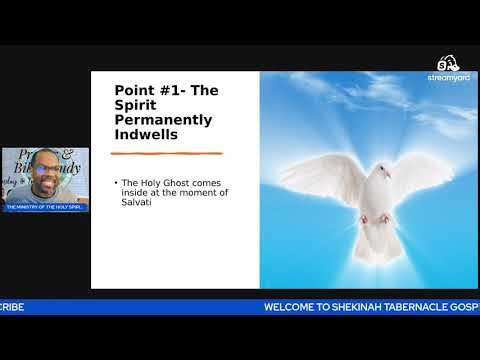 THE MINISTRY OF THE HOLY SPIRIT - BIBLE STUDY RECAP - John 14:16-17