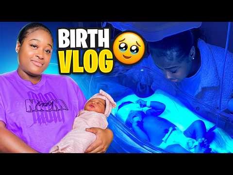 Labor & Delivery Vlog | First Vaginal Birth + Postpartum *Jaundice Scare*