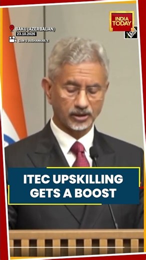 EAM Jaishankar in Baku, Encourages India-Azerbaijan ITEC Upskilling Programme #baju #worldnews