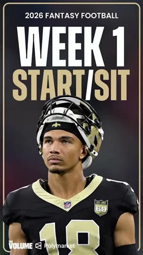 Start or sit these 3 players in week 1 of fantasy football!