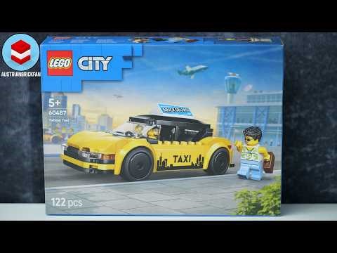 LEGO City 60487 Yellow Taxi - LEGO Speed Build Review