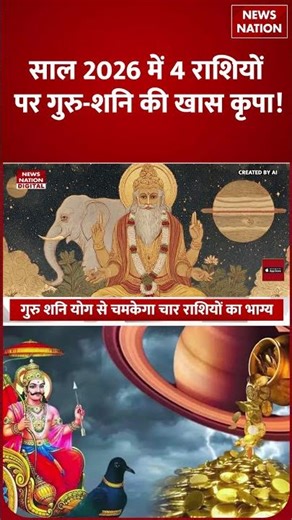 Shani Guru Sanyog 2026: साल 2026 में बनेगा गुरु-शनि का महासंयोग, इन 4 राशियों की बदल जाएगी Fortunes!