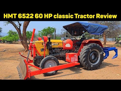 HMT 6522 60 HP Front Dozer Mounted Tractor full review | Classic Tractor review