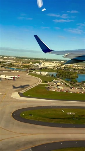 Saying goodbye to Orlando International Airport with a gorgeous morning view of the airport and