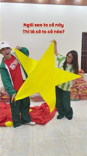 Đố mọi người biết lá cờ khổng lồ này sẽ được treo ở đâu?🇻🇳😙 #fansiefamily #phapphoivietnam