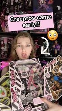 Monster High Creeproductions came EARLY! Wave 4 unboxing!