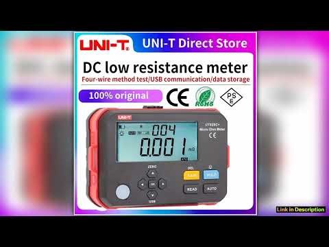 UNIT UT620C Plus Micro Ohmmeter DC Low Resistance Tester 0001m3000k Auto Manual Range Professional
