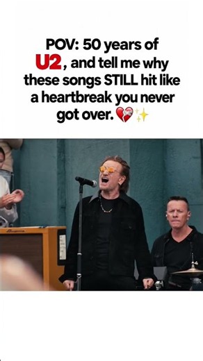 50 years of U2 🙌, and tell me why these songs STILL hit like a heartbreak you never got over #new