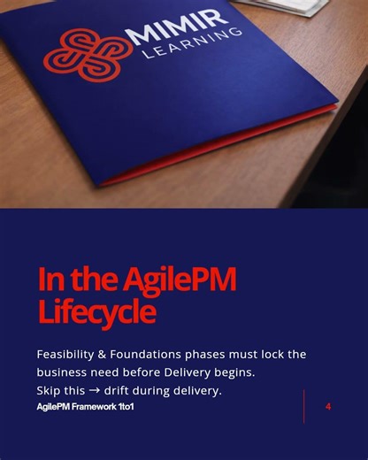 AgilePM Framework 101 - Focus on the Business Need
