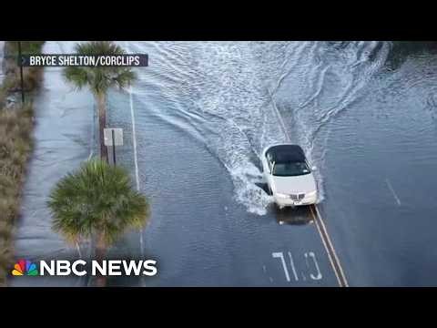 King tides flood communities along both U.S. coasts
