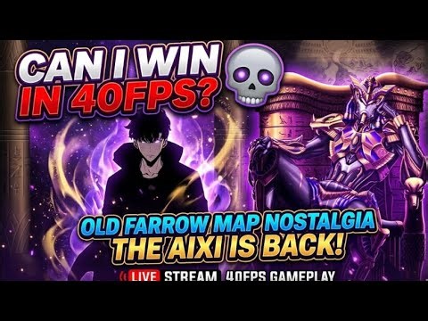 Can I Win in 40FPS? 💀 Old Farrow Map Nostalgia | The Aixi is Back! #TheAixi #OldFarrowMap #40FPSGam