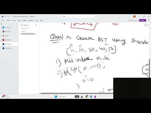 Tree-4(Binary Search Tree)