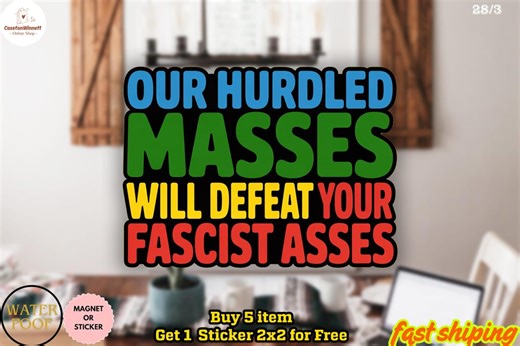 Anti Donal Trump Quotes Sticker/car Magnet, Sarcastic Decal, Vinyl Sticker - Etsy