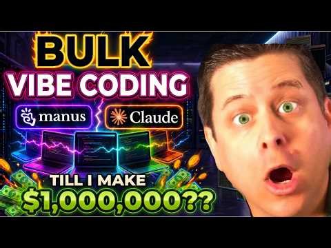 Bulk Vibe Coding + Deep AI Research = High Value SAAS!