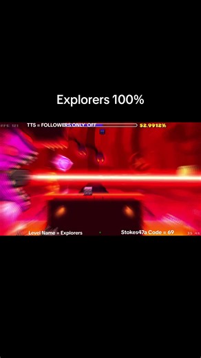 Geometry Dash Explorers 100%: A Perfect Run | Gaming Live