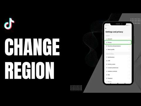 How to Change TikTok Account Region on PC