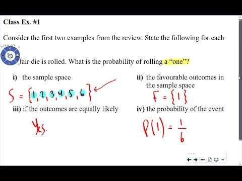 Math 30-2 Probability → Lesson 1: Terminology and Notation
